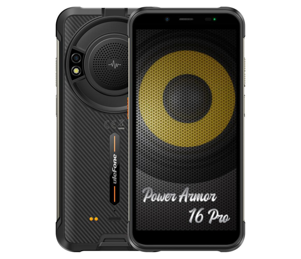 ULEFONE Power Armor 16 Pro 4/64GB Czarny - 1090536 - zdjęcie